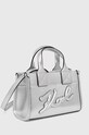 Torba Karl Lagerfeld 245W3093 srebrna AW24