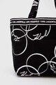 Accesorii Karl Lagerfeld geanta de bumbac 245W3852 negru