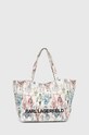 Karl Lagerfeld geanta de bumbac incape in A4 multicolor 245W3857