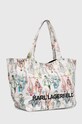 Karl Lagerfeld geanta de bumbac 245W3857 multicolor AW24