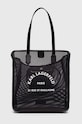 Karl Lagerfeld geanta de plaja incape in A4 negru 245W4005