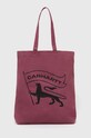 Bavlněná kabelka Carhartt WIP Stamp Tote vejde se A4 růžová I033629.2B0XX