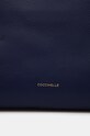 Kožená kabelka Coccinelle BOHEME GRANA DOUBLE E1.M50.19.02.01.S námořnická modř AW24