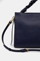 Doplňky Kožená kabelka Coccinelle BOHEME GRANA DOUBLE E1.M50.19.02.01.S námořnická modř