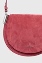 Akcesoria Coccinelle torebka skórzana SUNUP SUEDE E1.QKG.15.01.01 różowy