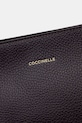 Δερμάτινη τσάντα Coccinelle COCCINELLEMALORY μωβ E1.R1K.11.01.01