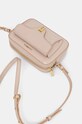 Δερμάτινη τσάντα Coccinelle COCCINELLE BEAT SHINY CAL ροζ E1.R88.55.04.01