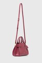 Coccinelle torebka skórzana KLICHE SHINY CA E1.RLC.18.03.01 różowy AW24