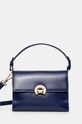 Coccinelle torebka skórzana BINXIE SHINY CA nie mieści A4 granatowy E1.R8B.58.01.01