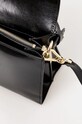 Coccinelle poseta de piele COCCINELLEBINXIE SHINY CA E1.R8B.58.01.01 negru