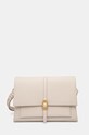 Kožená kabelka Coccinelle COCCINELLEDORIAN přírodní kůže béžová E1.RCK.12.01.01