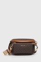 Torba MICHAEL Michael Kors imitacija zrnate kože smeđa 30S4G04M0B