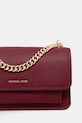 MICHAEL Michael Kors torebka skórzana bordowy 30T4GC7L3T