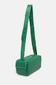 Kožená kabelka Sunnei MACCWBAG002 zelená AW24