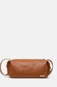Sunnei leather handbag non-detachable strap brown MACCWBAG002
