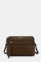 Шкіряна сумочка Dkny лицьова шкіра зелений R42EKE17