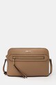 Шкіряна сумочка Dkny лицьова шкіра бежевий R42EKE17