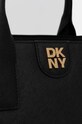 Kožená kabelka Dkny R43AKQ11 čierna