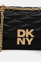 Kožená kabelka Dkny černá R433KG75