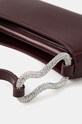 Chiara Ferragni geantă de mână din catifea burgundia 77SB4BL1.ZSB02