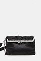 Kožna torba Weekend Max Mara bez uzorka crna 2425516015600
