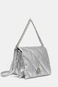 Kabelka United Colors of Benetton 62IZDY06J stříbrná AW24