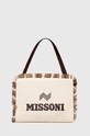 Чанта Missoni гладка кожа бежов MI10006E