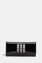 Philipp Plein pochette di pelle pelle fiore nero AADA.WBA2044.PLE010N