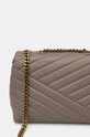 Akcesoria Tory Burch torebka skórzana Kira Chevron 90452.082 brązowy