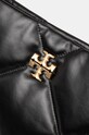 Kožená kabelka Tory Burch Kira Diamond černá 155235.001