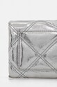 Dodaci Kožna torba Tory Burch Kira Metallic Diamond 158631.040 srebrna