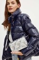 Kožna torba Tory Burch Kira Metallic Diamond 158631.040