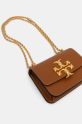 Кожаная сумочка Tory Burch Eleanor коричневый 73589.201