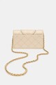 Accesorii Tory Burch poseta de piele Fleming 138853.122 bej
