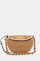 Кожаная сумочка Tory Burch Fleming кожа коричневый 158474.200