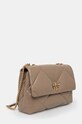Tory Burch torebka skórzana Kira Diamond 154704.250 brązowy AW24