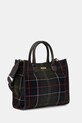 Сумочка з домішкою вовни Barbour LBA0423 зелений AW24