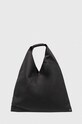 MM6 Maison Margiela poseta de piele uni negru S54WD0039.P4344