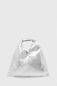 Сумочка MM6 Maison Margiela гладкий серебрянный SB6WD0013.P6420