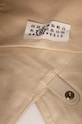 Kožená kabelka MM6 Maison Margiela S54WD0039.P5691 béžová