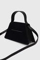 Шкіряна сумочка MM6 Maison Margiela чорний SB5ZI0006.P6642