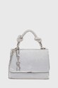 Kabelka Steve Madden Bknotted nášivka strieborná SM13001211