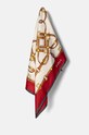 Hedvábný šátek Furla látka vícebarevná WT00021.BX3394.2703S