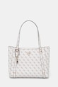 Kabelka Guess vzorovaný bílá HWEQG9.51023