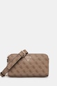 Τσάντα Guess απομίμηση λείου δέρματος μπεζ HWESG9.51012