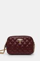Kabelka Guess GIULLY jednofarebný burgundské HWQK87.48140