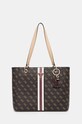 Τσάντα Guess NOELLE απομίμηση λείου δέρματος καφέ HWQS78.79250