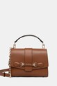 Τσάντα Guess NOLANA απομίμηση λείου δέρματος καφέ HWVG95.00200