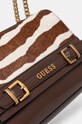 Kožená kabelka Guess SESTRI hnedá HWZB89.85210