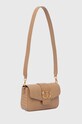Kožená kabelka Twinset 242TB7120 béžová AW24
